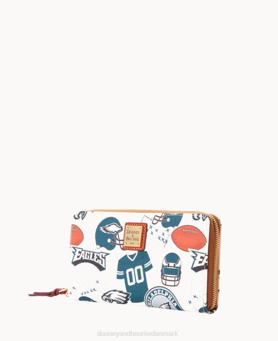 Dooney & Bourke nfl stor lynlås rundt om armbånd JV0J4361 tilbehør ørne