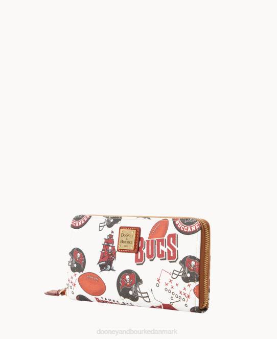 Dooney & Bourke nfl stor lynlås rundt om armbånd JV0J4368 tilbehør buccaneers