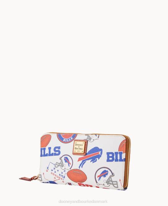 Dooney & Bourke nfl stor lynlås rundt om armbånd JV0J4369 tilbehør regninger