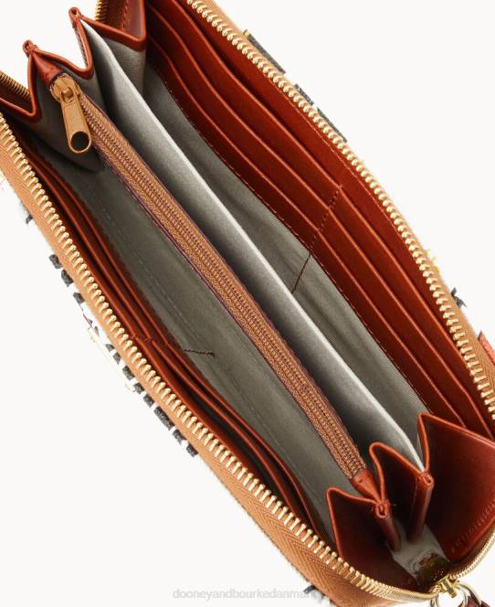 Dooney & Bourke nfl stor lynlås rundt om armbånd JV0J4379 tilbehør stålere