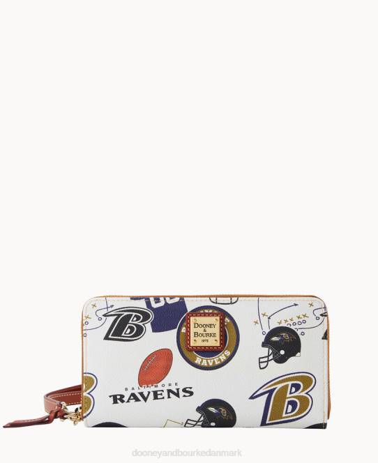 Dooney & Bourke nfl stor lynlås rundt om armbånd JV0J4599 tilbehør ravne