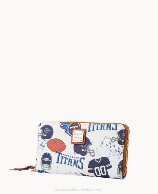 Dooney & Bourke nfl stor lynlås rundt om armbånd JV0J4632 tilbehør titaner