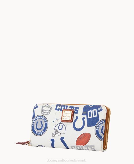 Dooney & Bourke nfl stor lynlås rundt om armbånd JV0J4635 tilbehør hingsteføl