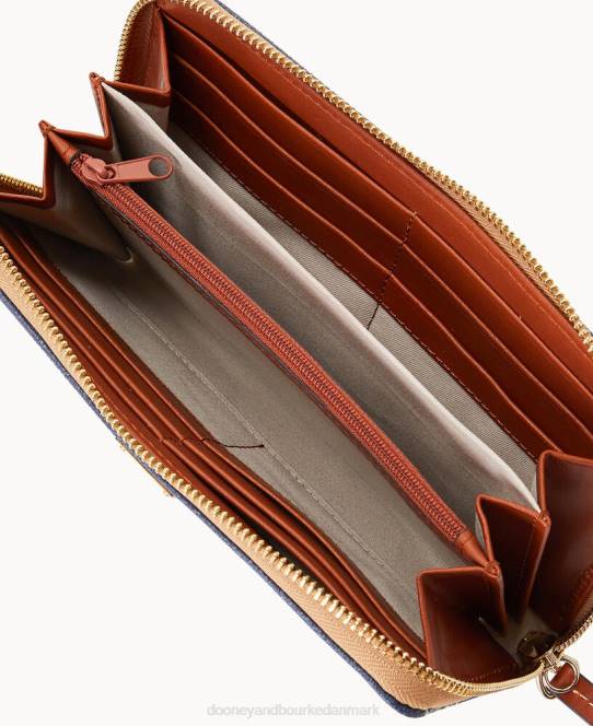 Dooney & Bourke nfl stor lynlås rundt om armbånd JV0J4790 tilbehør patrioter
