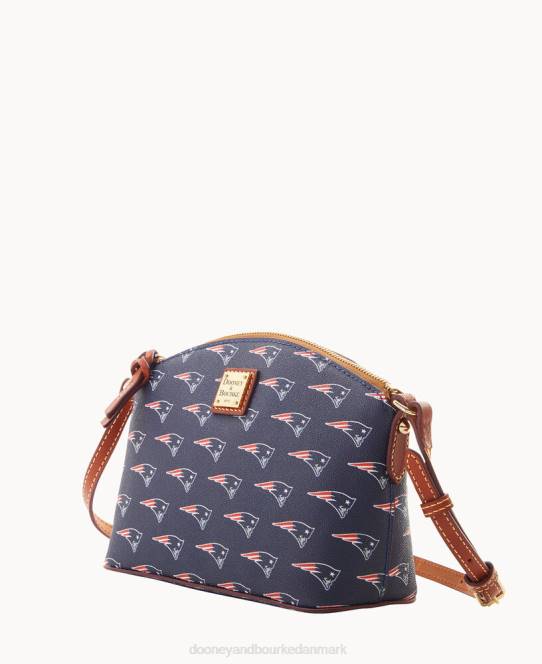 Dooney & Bourke nfl suki crossbody med armbånd JV0J2219 tilbehør patrioter
