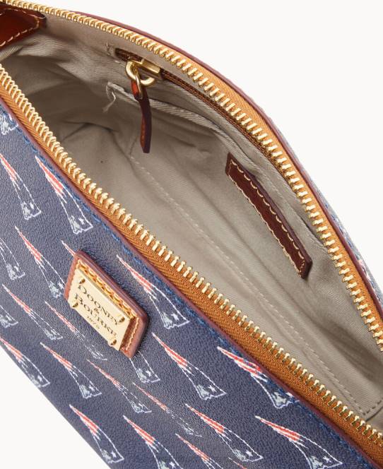Dooney & Bourke nfl suki crossbody med armbånd JV0J2219 tilbehør patrioter