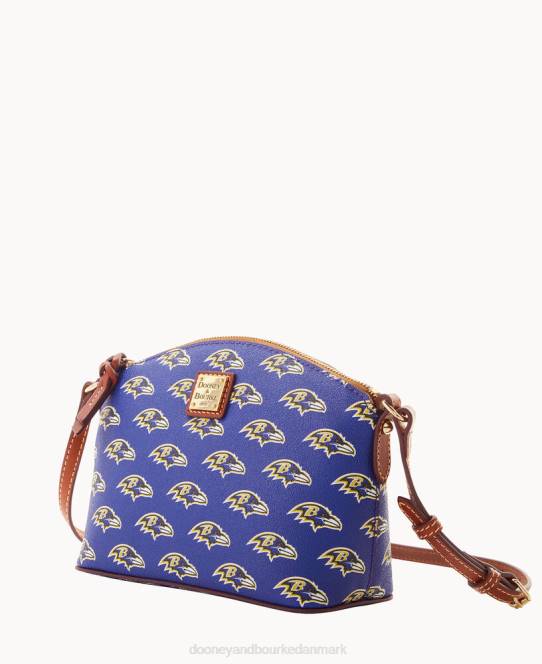 Dooney & Bourke nfl suki crossbody med armbånd JV0J2221 tilbehør ravne