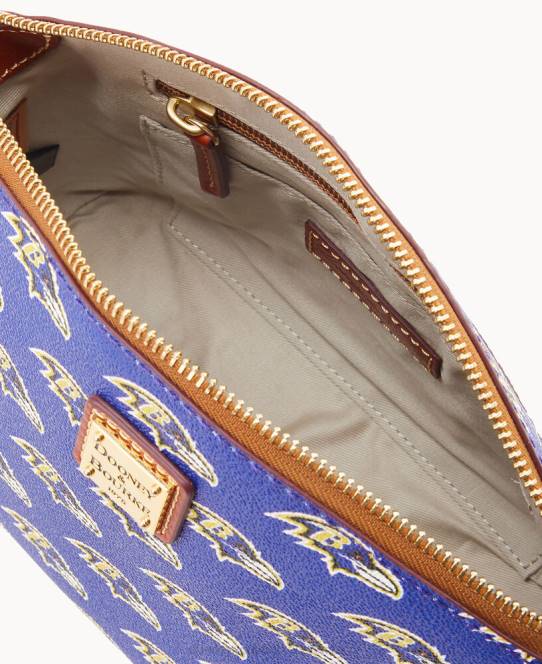Dooney & Bourke nfl suki crossbody med armbånd JV0J2221 tilbehør ravne