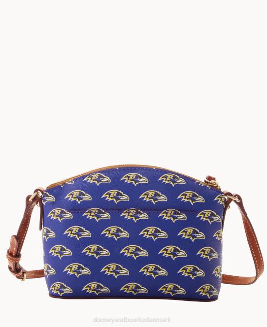 Dooney & Bourke nfl suki crossbody med armbånd JV0J2221 tilbehør ravne