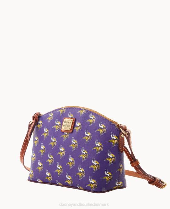Dooney & Bourke nfl suki crossbody med armbånd JV0J2298 tilbehør vikinger