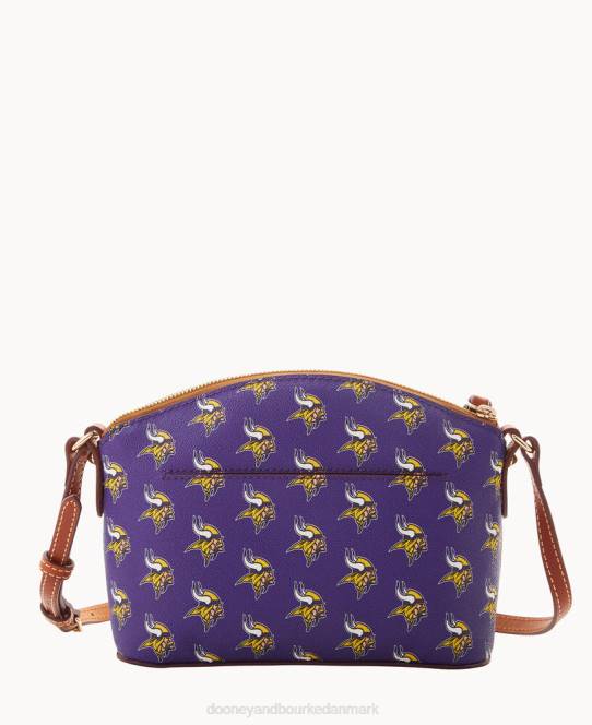 Dooney & Bourke nfl suki crossbody med armbånd JV0J2298 tilbehør vikinger
