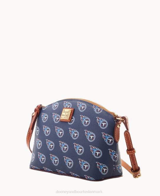 Dooney & Bourke nfl suki crossbody med armbånd JV0J2299 tilbehør titaner