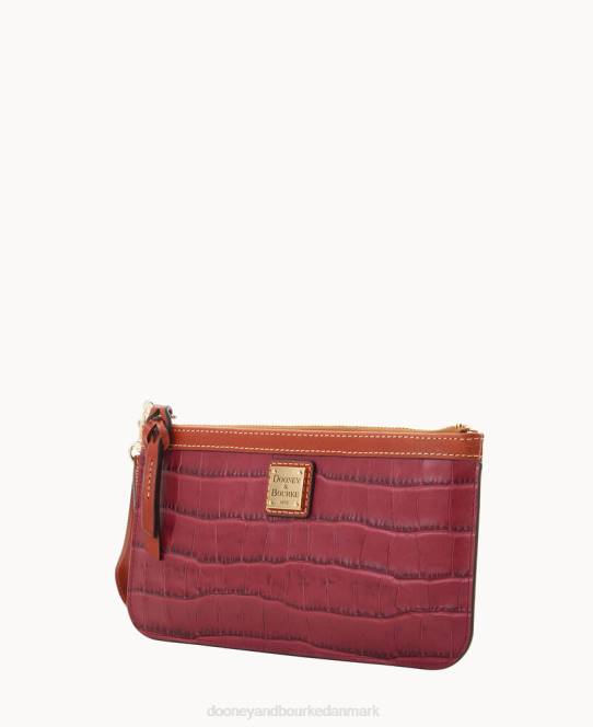 Dooney & Bourke oakdale clutch armbånd JV0J4647 tilbehør vin
