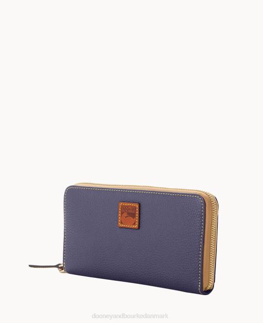 Dooney & Bourke småsten med stor lynlås rundt om armbånd JV0J4163 tilbehør midnatsblå