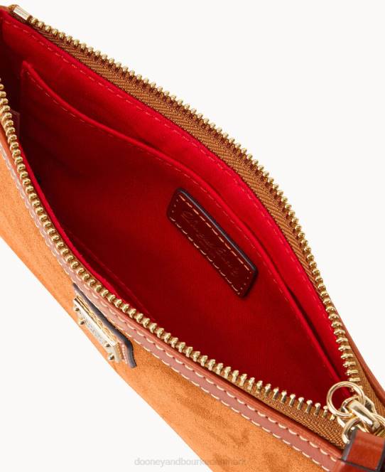 Dooney & Bourke stor slank armarm i ruskind JV0J4700 tilbehør rav