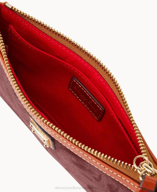 Dooney & Bourke stor slank armarm i ruskind JV0J4705 tilbehør vin