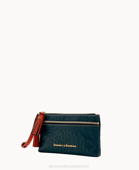 Dooney & Bourke struds dobbelt lynlås armbånd JV0J4081 tilbehør sort