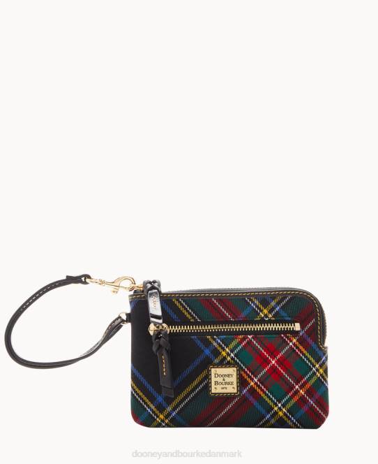 Dooney & Bourke tartan lynlås rundt om armbånd JV0J4561 tilbehør sort