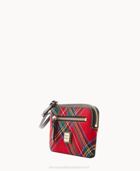 Dooney & Bourke tartan lynlås rundt om armbånd JV0J4562 tilbehør rød