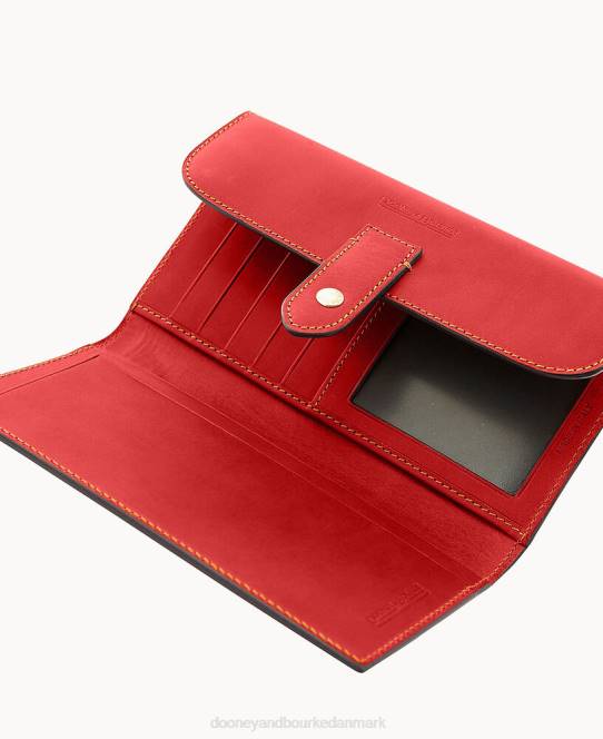 Dooney & Bourke alt checkhæfteholder JV0J4024 tilbehør rød