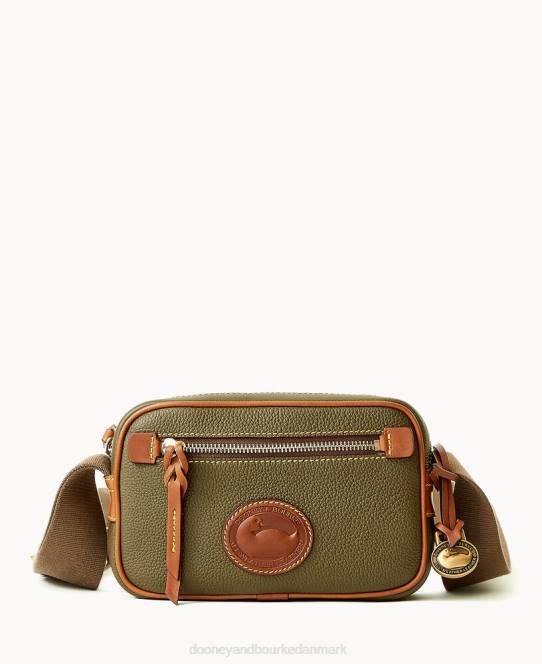 Dooney & Bourke alt vejr læder 3.0 kamera crossbody 20 JV0J2020 tilbehør grøn