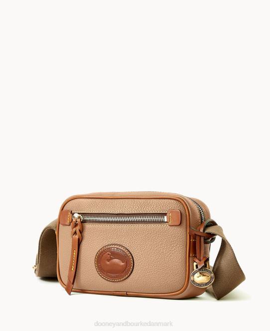 Dooney & Bourke alt vejr læder 3.0 kamera crossbody 20 JV0J2021 tilbehør taupe