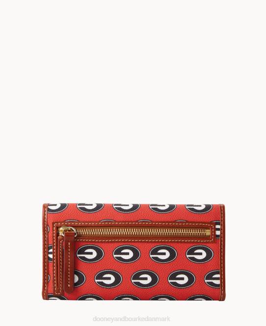 Dooney & Bourke college georgia forts clutch JV0J4470 tilbehør u af georgien