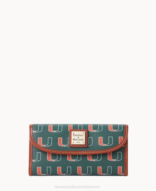 Dooney & Bourke college miami kontinental clutch JV0J4300 tilbehør dig fra miami
