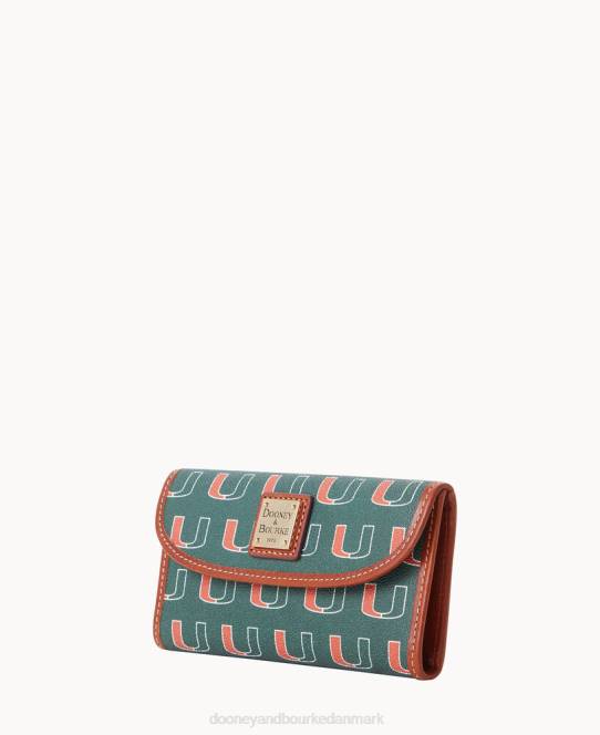 Dooney & Bourke college miami kontinental clutch JV0J4300 tilbehør dig fra miami
