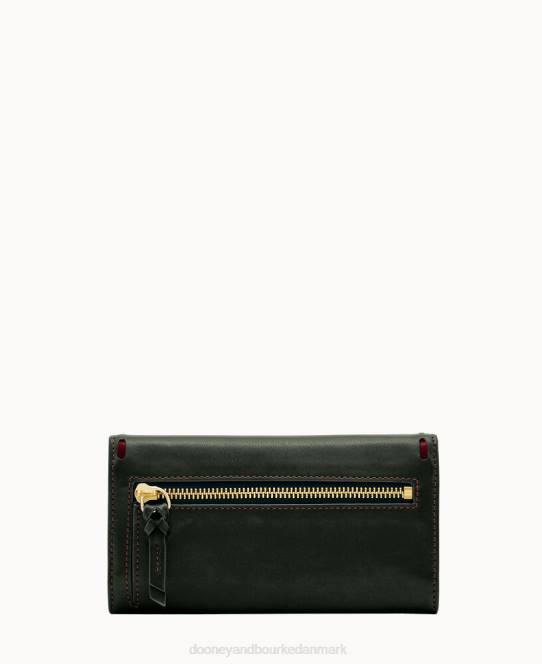 Dooney & Bourke florentinsk checkhæfte tilrettelægger JV0J4832 tilbehør sort