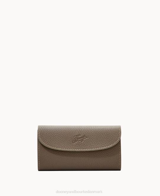 Dooney & Bourke henrys kontinental clutch JV0J4478 tilbehør taupe