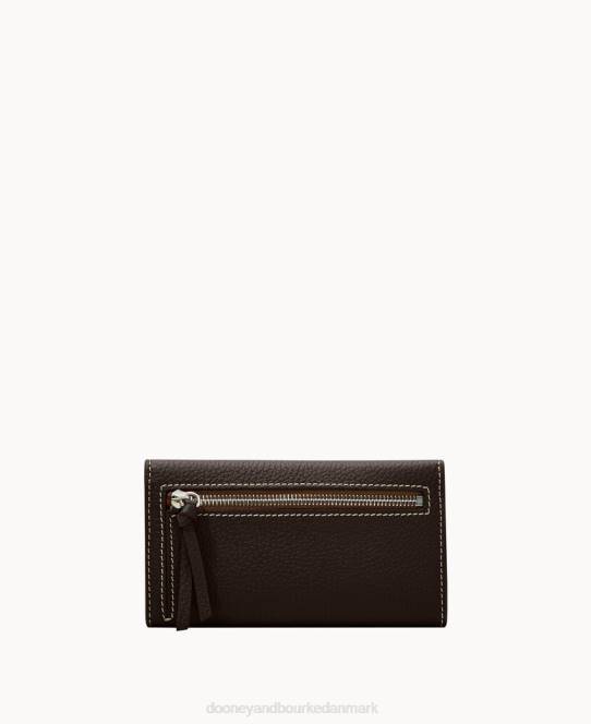 Dooney & Bourke henrys kontinental clutch JV0J4480 tilbehør brun tmoro