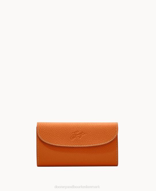 Dooney & Bourke henrys kontinental clutch JV0J4482 tilbehør orange