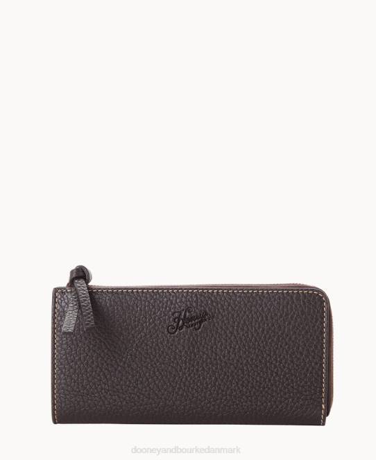 Dooney & Bourke henrys lynlås clutch JV0J4497 tilbehør brun tmoro
