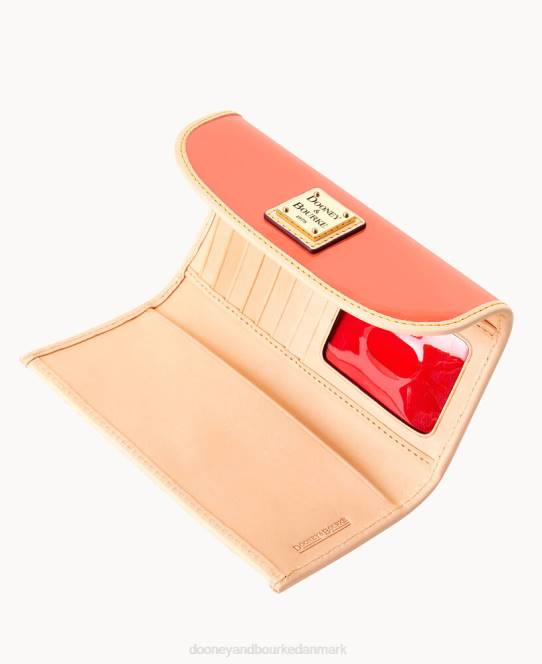 Dooney & Bourke patenteret kontinental kobling JV0J4494 tilbehør koral