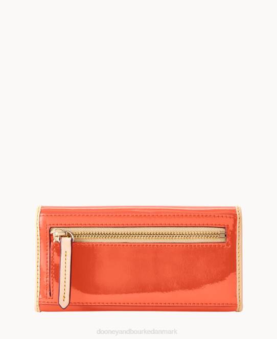 Dooney & Bourke patenteret kontinental kobling JV0J4494 tilbehør koral