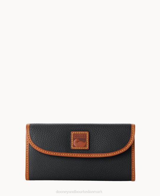 Dooney & Bourke pebble grain kontinental kobling JV0J4037 tilbehør sort