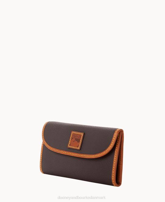 Dooney & Bourke pebble grain kontinental kobling JV0J4038 tilbehør brun tmoro