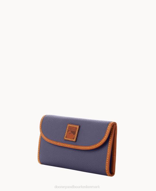 Dooney & Bourke pebble grain kontinental kobling JV0J4043 tilbehør midnatsblå