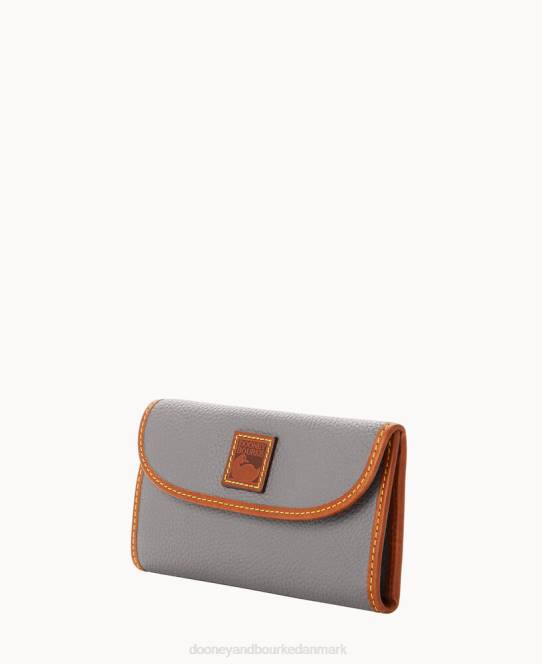 Dooney & Bourke pebble grain kontinental kobling JV0J4045 tilbehør skifer