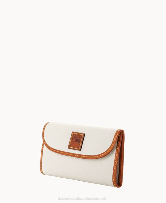 Dooney & Bourke pebble grain kontinental kobling JV0J4049 tilbehør hvid