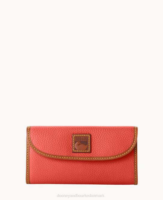 Dooney & Bourke pebble grain kontinental kobling JV0J4050 tilbehør geranium