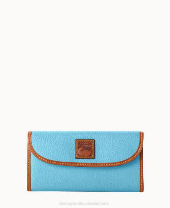 Dooney & Bourke pebble grain kontinental kobling JV0J4051 tilbehør Himmelblå