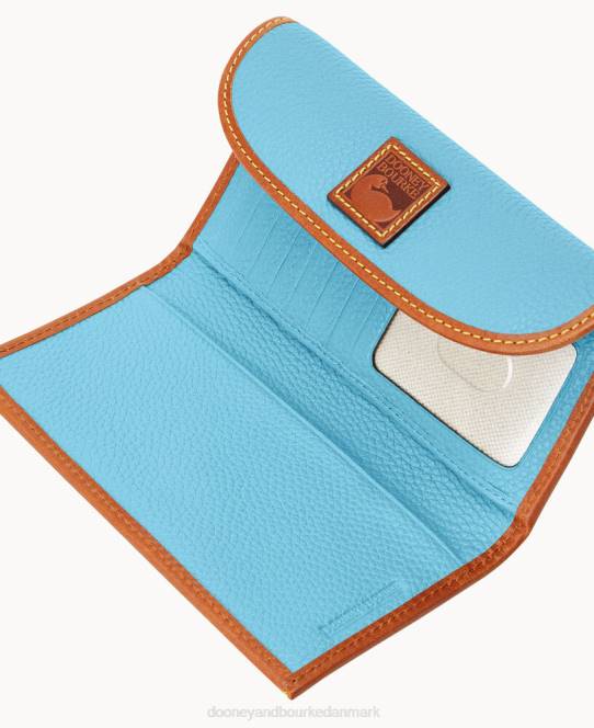 Dooney & Bourke pebble grain kontinental kobling JV0J4051 tilbehør Himmelblå