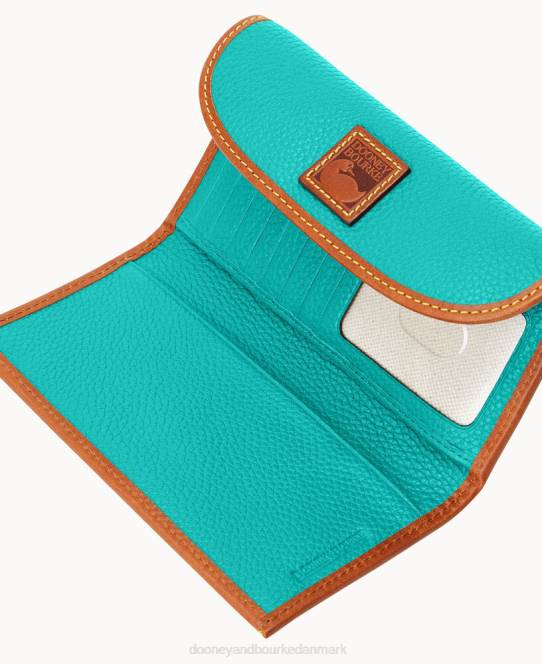 Dooney & Bourke pebble grain kontinental kobling JV0J4052 tilbehør grøn mynte