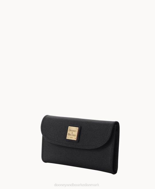 Dooney & Bourke saffiano kontinental clutch JV0J4839 tilbehør sort