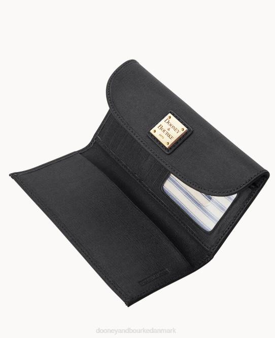Dooney & Bourke saffiano kontinental clutch JV0J4839 tilbehør sort