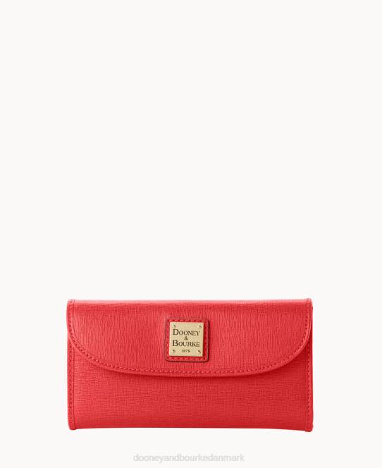 Dooney & Bourke saffiano kontinental clutch JV0J4841 tilbehør tomat