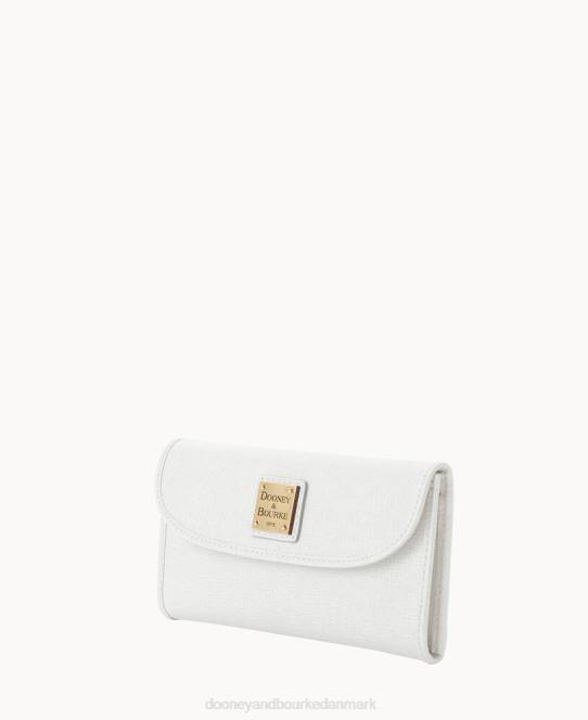 Dooney & Bourke saffiano kontinental clutch JV0J4845 tilbehør off white
