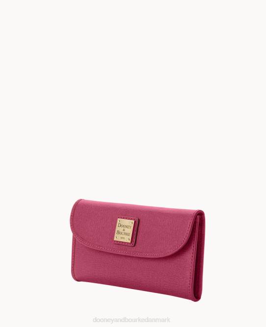 Dooney & Bourke saffiano kontinental clutch JV0J4846 tilbehør tranebær